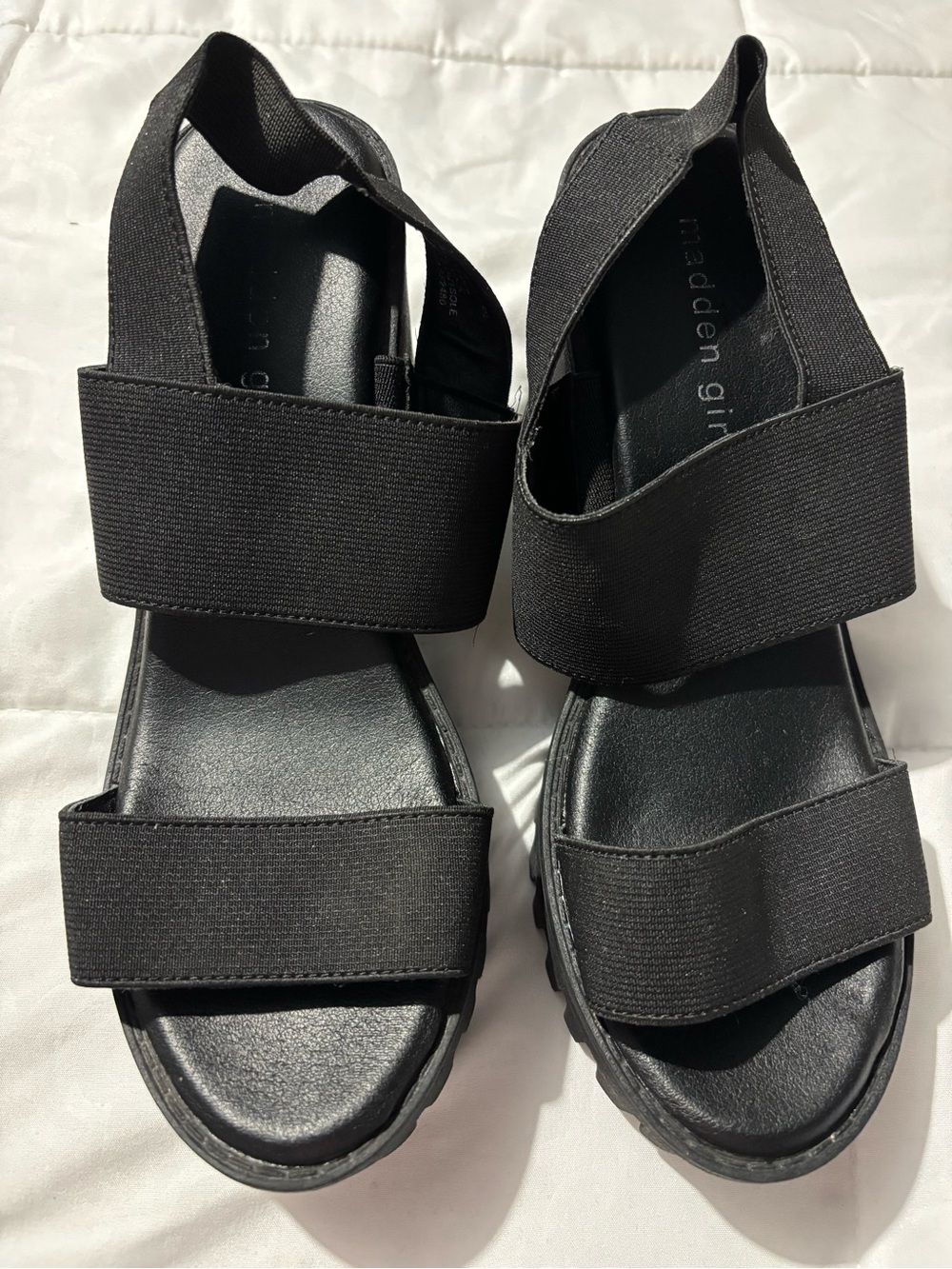 Chunky platform heels